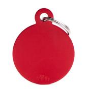 Round Tag, Medium, Red image