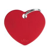 Heart Tag, Medium, Red image