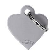 Heart Tag, Small, Silver