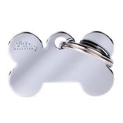 Bone Tag, Small, Silver image