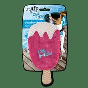 All For Paws Strawberry Ice Cream Cooler Dog Toy image