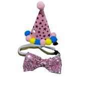 Party Hat &amp; Glitzy Bow Tie image