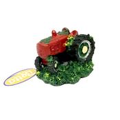 Betta Red Tractor Aquarium Ornament image