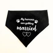 Wedding Bandana "My Humans Are Getting Married" image