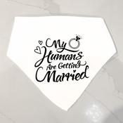 Wedding Bandana "My Humans Are Getting Married" image