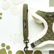 Cocopup Khaki Quilted Lead