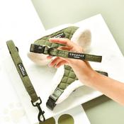 Cocopup Khaki Quilted Collar - L