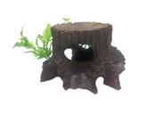 Betta Tree Stump &amp; Plants Ornament