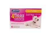 Johnson's 4 Fleas Tabvlets For Small Dogs &amp; Puppies