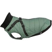 Trixie Pontis Rain Coat with Harness - Sage - XXS-M - XS (27cm) image