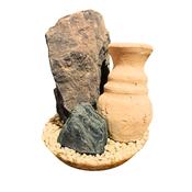 Jar &amp; Stone Gravel Base Aquarium Ornament