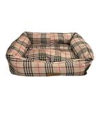 Snooze Away Brown Tartan Bed - Large