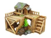 Classic Wooden House for Aquariums image