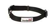 Doodlebone Adjustable Dog Collar | Coal - 3-6 image