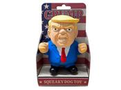 Grump 'Donald Trump' Squeaky Dog Toy | Medium