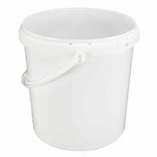 10 Ltr White PLastic Household Bucket