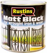 QD Iron &amp; Wood Matt Black 250ml