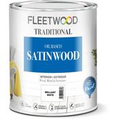 Satinwood BW Oil Based 750ml + 33 Free (1ltr)