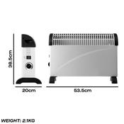 Daewoo 2KW Convector C/W Stat