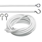 22X2mm Chrome Curtain Wire Hook and Eyes CW59P