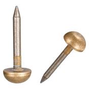 10MM 3/8" BRASS UPHOLSTERY NAILS BOX 20