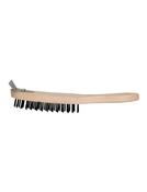 Heavy Duty Wire Brush With Scraper