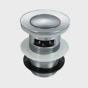 Chrome Plated Basin Waste with Popper Plug ( 1 1/4"x3" )