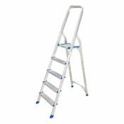 Radius 5-Step Aluminum Ladder