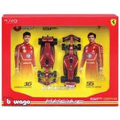Burago 1/43 F1 Ferrari SF-24 2024 Two Pack