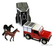 LAND ROVER AND HORSE SET