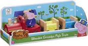 Peppa Pig PEPPAS WOOD PLAY TRAIN &amp; FIGURE image