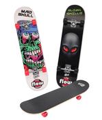 Maple Wood Skateboard 31″ Wooden Mad Skull Alien Skillz Chaser image