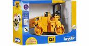 Bruder Cat Asphalt Drum Compactor Tarmac Construction Kids Toy Model Scale.
