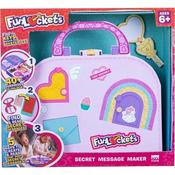 Funlockets Secret Messages Maker Girls Stationary Case, Pink