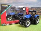 BritainS 1:32 Replica Model Blue New Holland T8.435 Genesis Tractor
