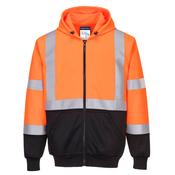 Hi-Vis 2-Tone Zipped Hoodie