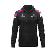 Just A Chat Zipped Hoodie Pink Adult image