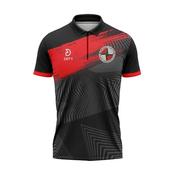 Louth Darts Polo Shirt 1 - Red/Black image