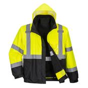 Hi-Vis Premium 3in1 Bomber Jkt image