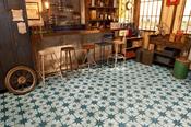 FS Star Blue Ceramic Tile 45 x 45cm