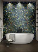 Wonderwall Botanicals Tiffany Blossom Azul Porcelain Tiles 60 x 120cm
