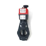 PVC-U - BUTTERFLY VALVE (metric) c/w POSI ELECTRIC ACTUATOR image