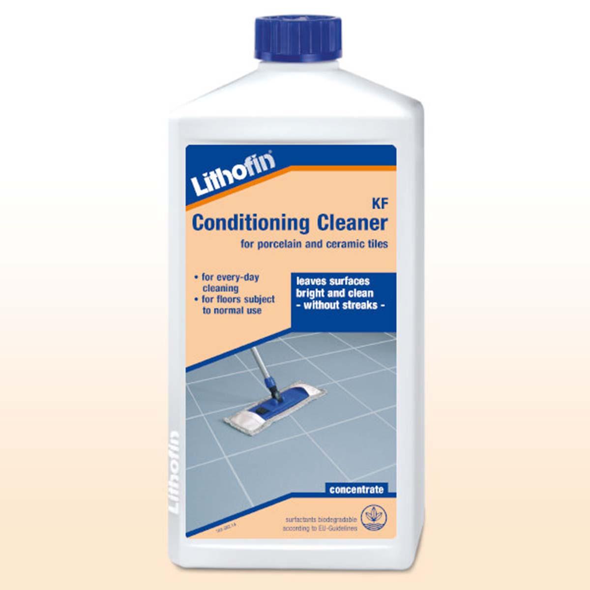 Lithofin KF Conditioning Cleaner For Porcelain and Ceramic Tiles 1L