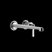 Gessi Venti20 Wall Mounted 2-Hole Long Spout Basin Mixer Without Waste image