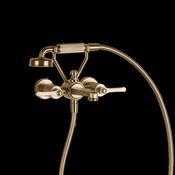 Gessi Venti20 Wall-Mounted Bath Shower Mixer With Handshower