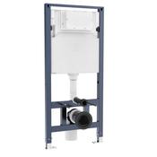 Burlington/Crosswater Slim Wall-Hung WC Support Frame With Concealed Cistern