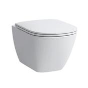 Laufen Lua Rimless Wall Hung WC Pan With Slim Soft Close Toilet Seat image