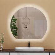 Olive Semi Circle LED Touch Fog Free Mirror