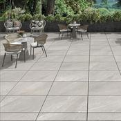 Aneto Grey 20mm Stone Effect Outdoor Porcelain Tile 60x90cm Matt image