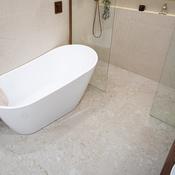 Cream-R Beach Stone Effect Porcelain Tile 60x120cm Matt
